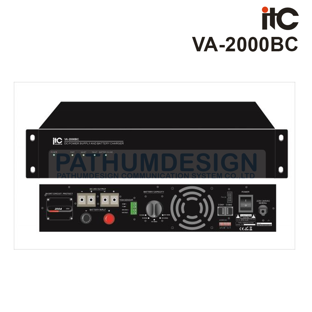 ITC VA-2000BC digital voice evacuation public address system ITC VA-2000BC digital voice evacuation public address system
