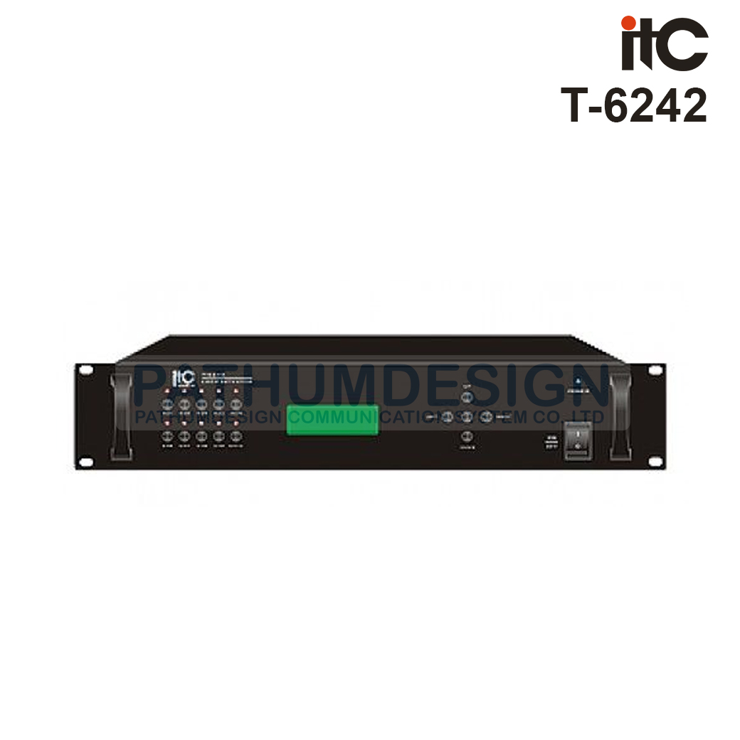 ITC T-6242 10Ch Speaker Supervision ชุดประกาศเสียง ITC T-6242 10Ch Speaker Supervision ชุดประกาศเสียง