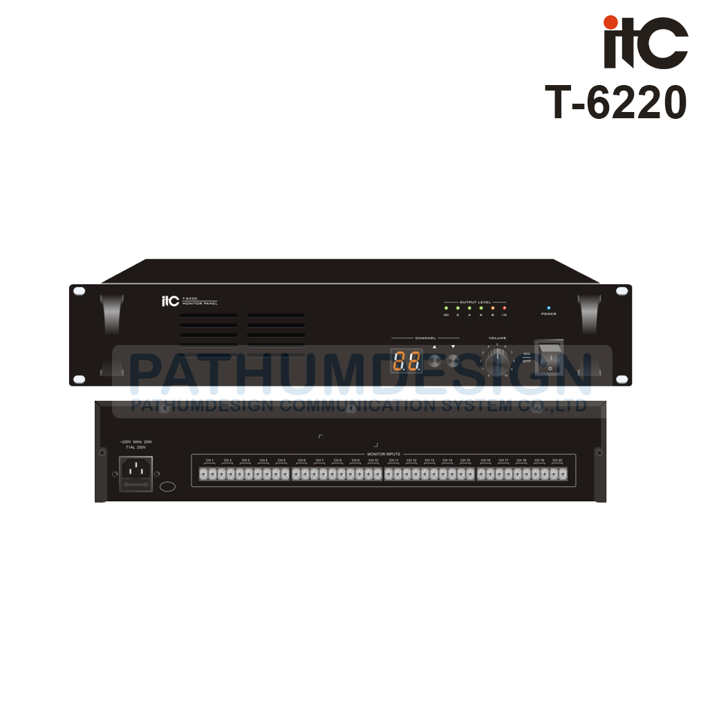 ITC T-6220 20-Channel Monitor Panel ITC T-6220 20-Channel Monitor Panel