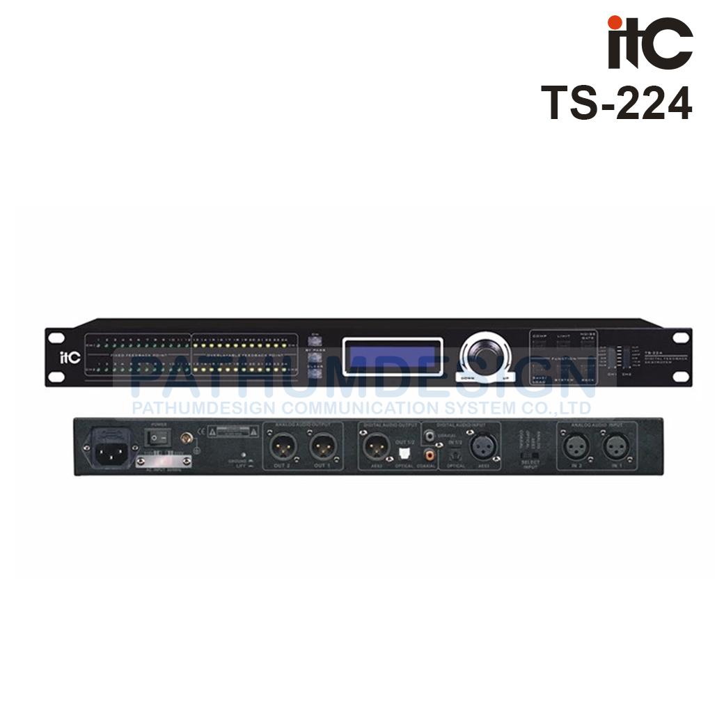 ITC TS-224 Suppressor( Digital Feedback Suppressor) ITC TS-224 Suppressor( Digital Feedback Suppressor)