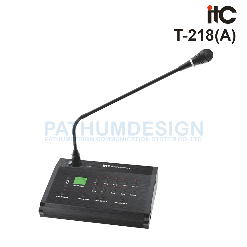 T-218(A) Zone Paging MIC T-218(A) Zone Paging MIC
