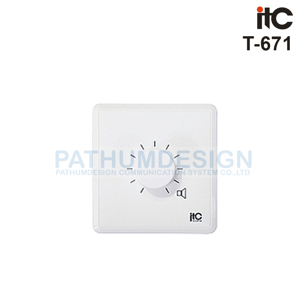 ITC T-671/T-672/T-673/T-674/T-675 Volume Control ITC T-671/T-672/T-673/T-674/T-675 Volume Control