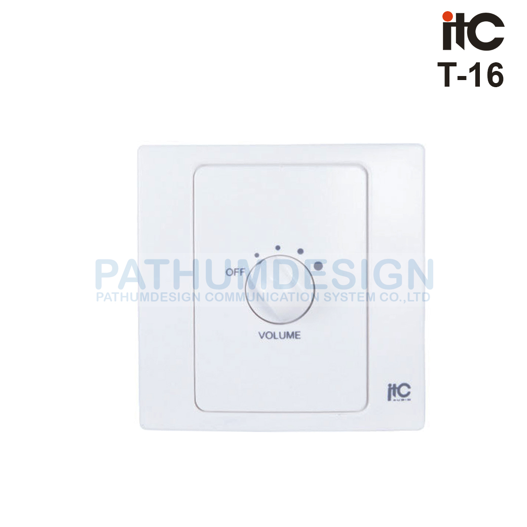 ITC T-16 ตัวปรับระดับเสียง 60W. Volume Control W/Separated Torridal Transformer ITC T-16 ตัวปรับระดับเสียง 60W. Volume Control W/Separated Torridal Transformer