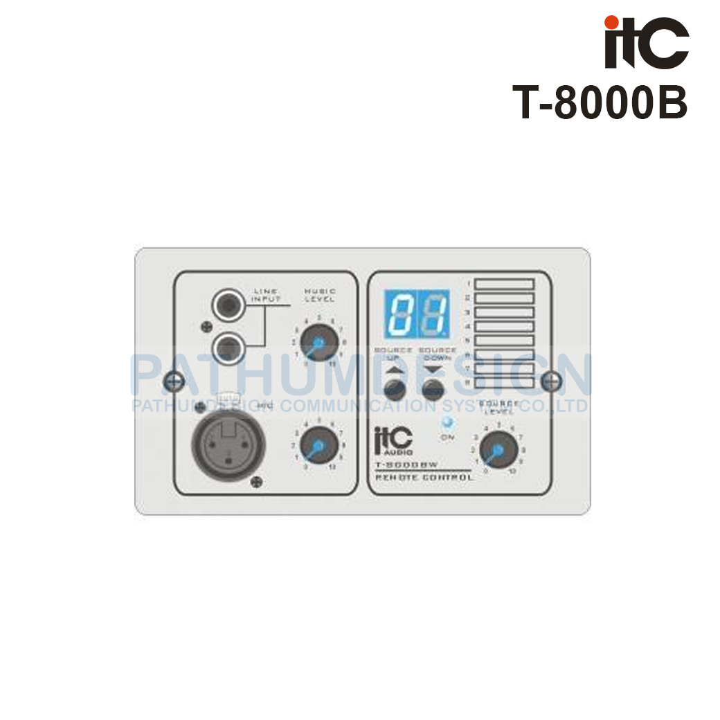 ITC T-8000B Remote Control with Audio Input Module ITC T-8000B Remote Control with Audio Input Module