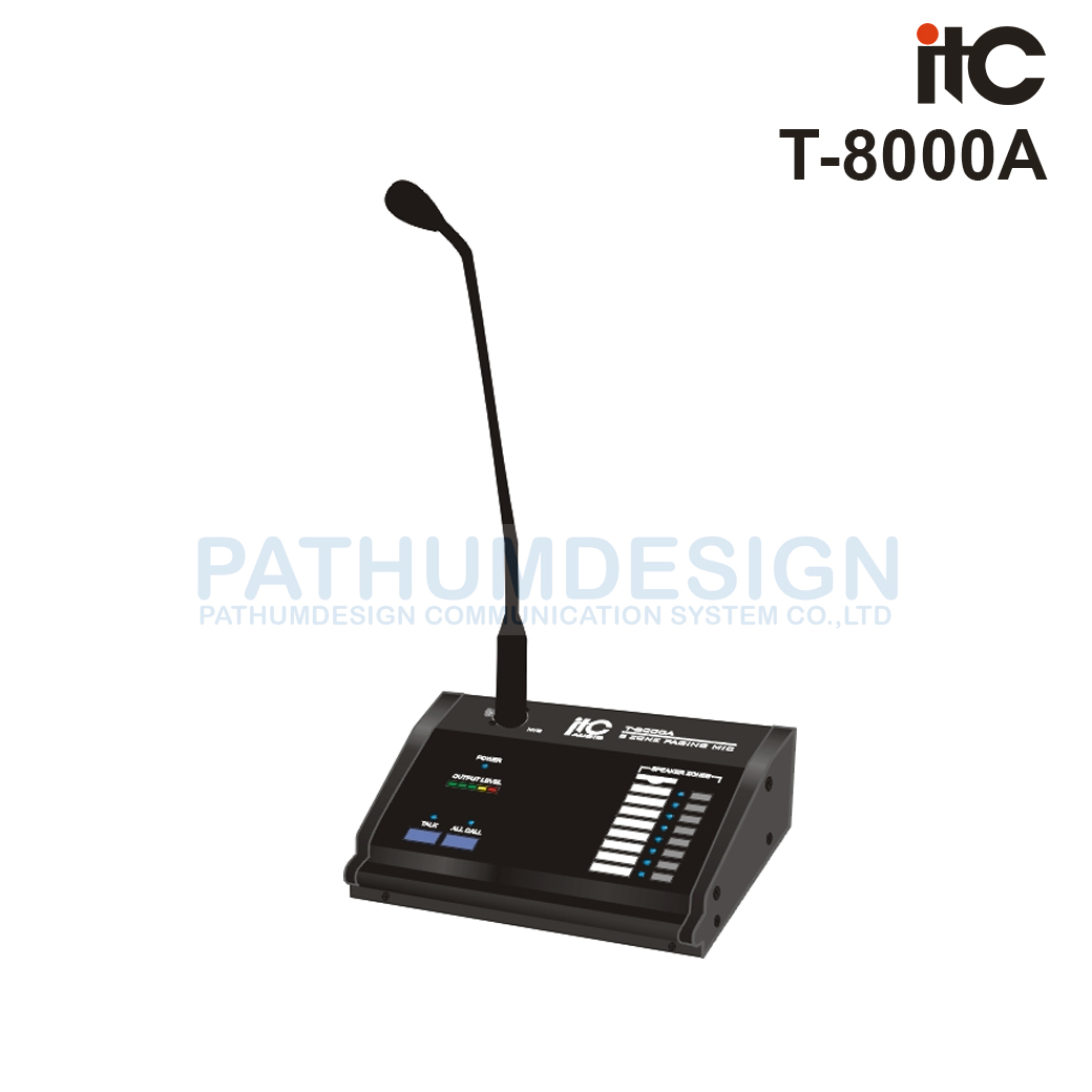 ITC T-8000A Remote Paging Console / Extension Control Keypad ITC T-8000A Remote Paging Console / Extension Control Keypad
