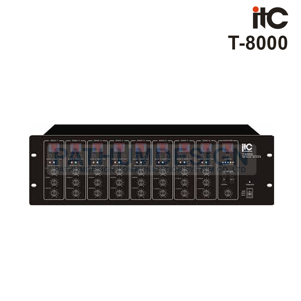 ITC T-8000 Built in 8*8 Public Address System ITC T-8000 Built in 8*8 Public Address System