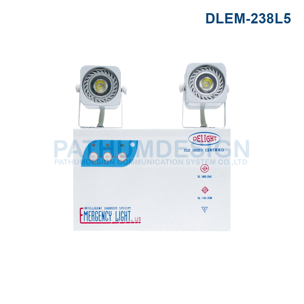 เครื่องสำรองไฟ โคมไฟฉุกเฉิน DELIGHT DLEM-238L5 5 ชม. เครื่องสำรองไฟ โคมไฟฉุกเฉิน DELIGHT DLEM-238L5 5 ชม.