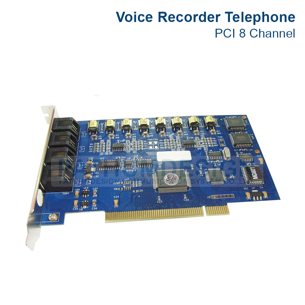 Voice Recorder & Telephone recorder PCI 8 Channel Voice Recorder & Telephone recorder PCI 8 Channel