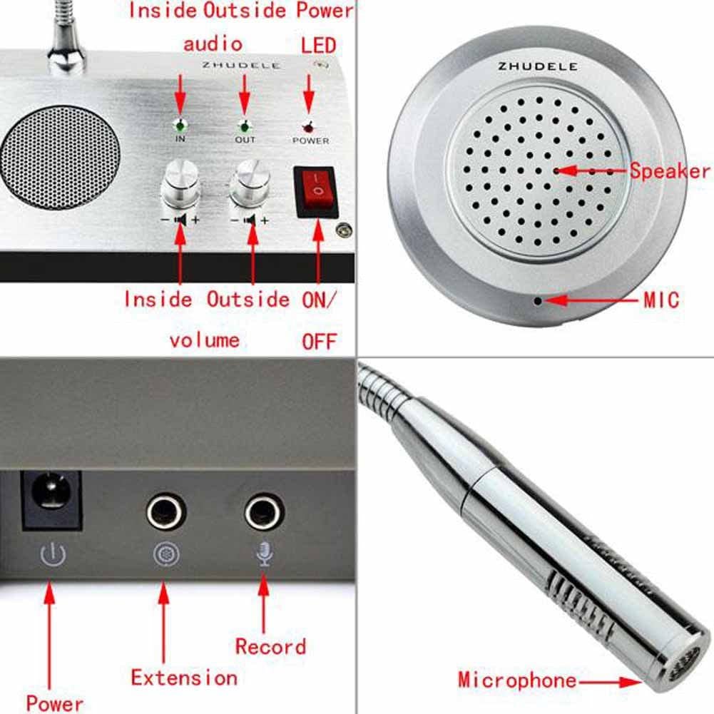 Interphone รุ่น ZDL-9908 สำหรับสื่อสารแบบสองทางอัตโนมัติโดยไม่ต้องกดปุ่มใด ๆ พูดคุยผ่านกระจกได้ Interphone รุ่น ZDL-9908 สำหรับสื่อสารแบบสองทางอัตโนมัติโดยไม่ต้องกดปุ่มใด ๆ พูดคุยผ่านกระจกได้