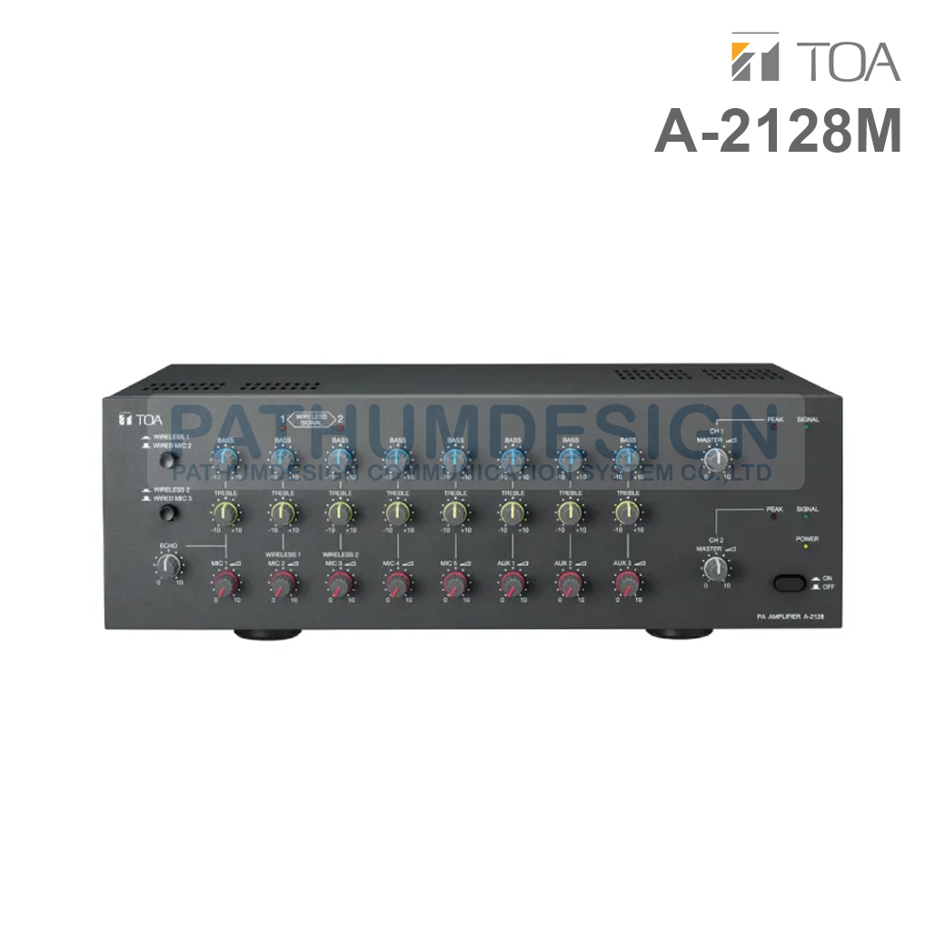 TOA A-2128M AS PA Amplifier 120W x2 TOA A-2128M AS PA Amplifier 120W x2