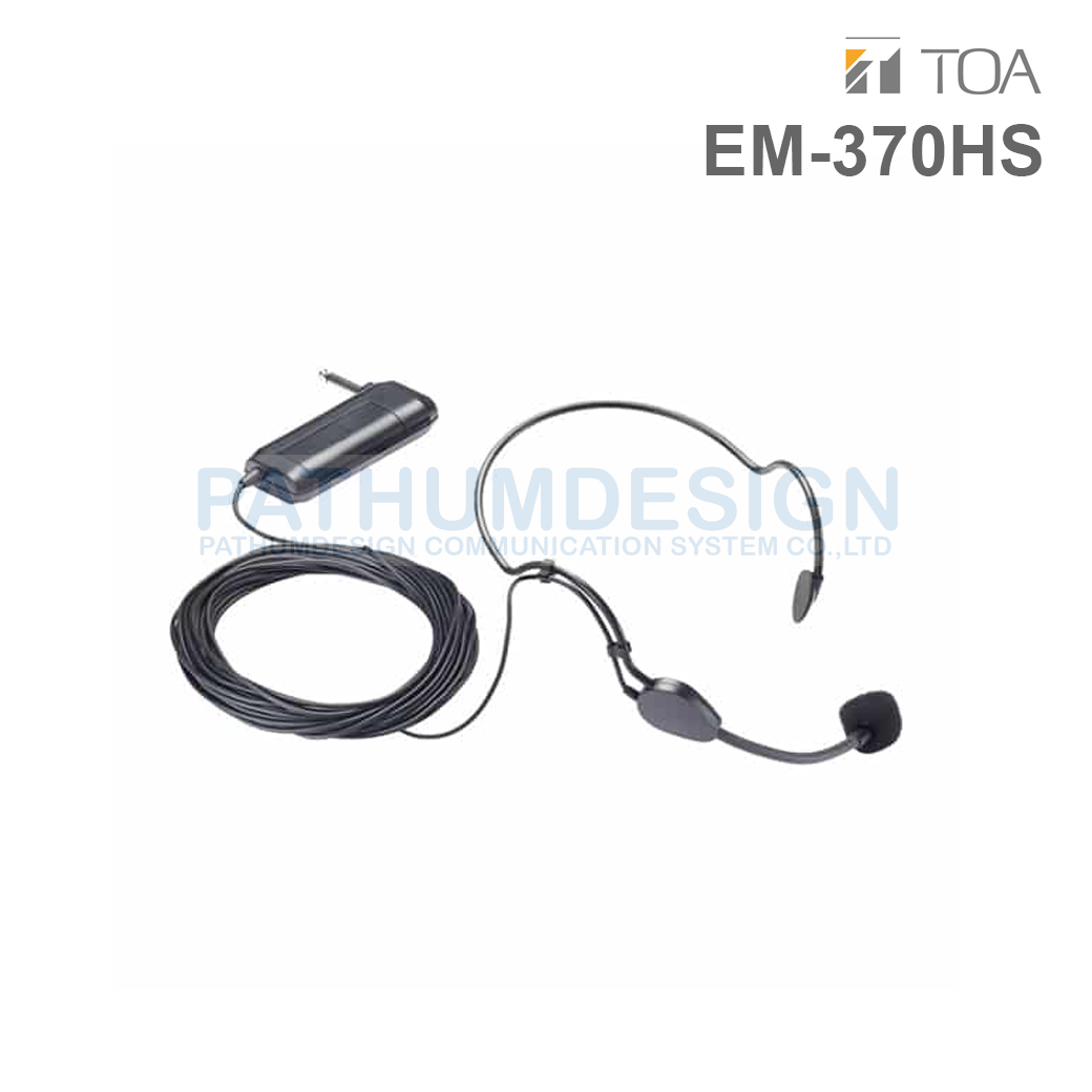 TOA EM-370HS-AS Headphone Microphone (Condensor) TOA EM-370HS-AS Headphone Microphone (Condensor)