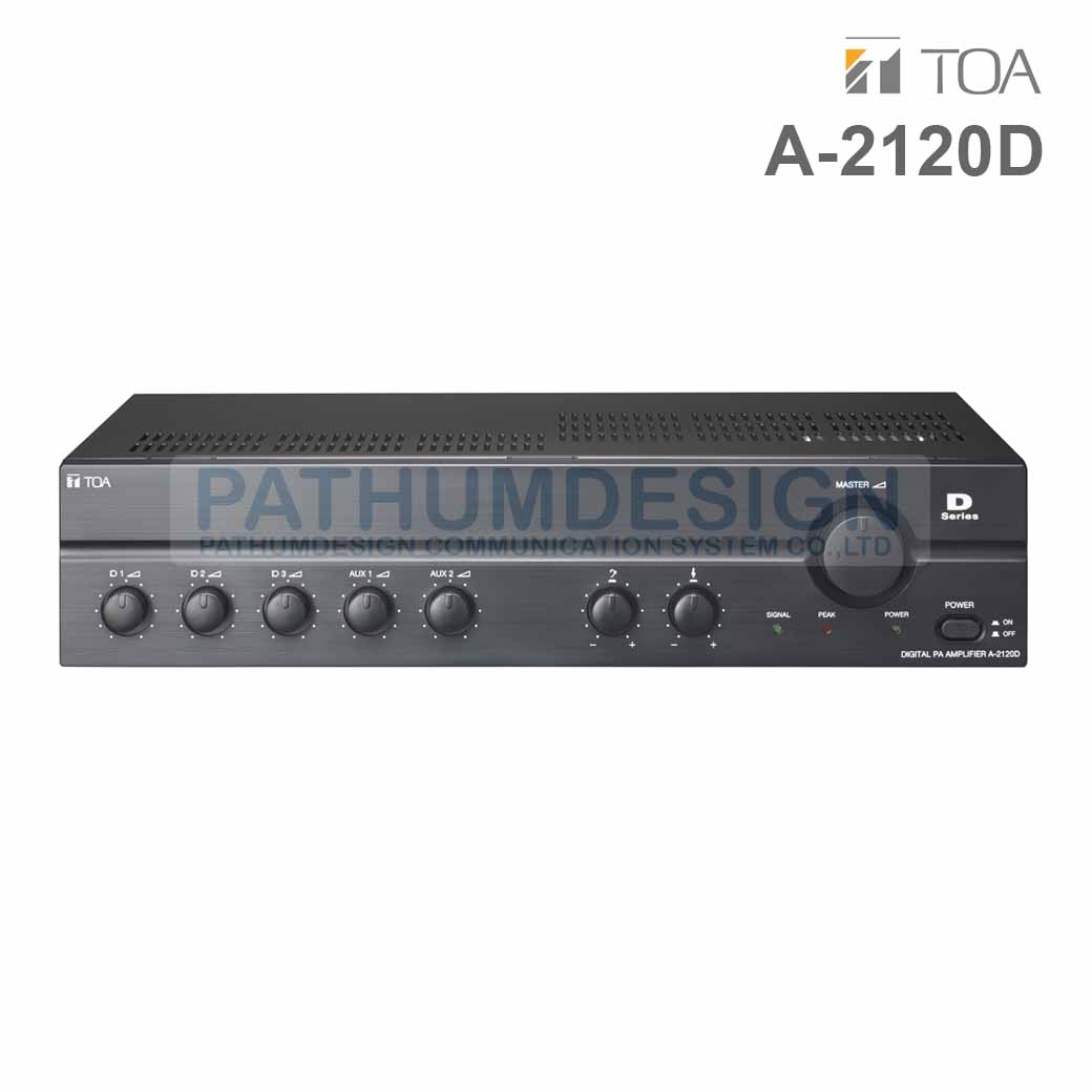 TOA A-2120D AS Digital PA Amplifier 120W TOA A-2120D AS Digital PA Amplifier 120W