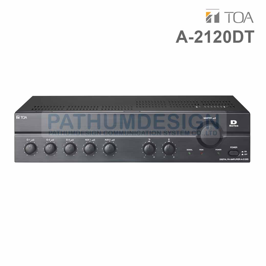 TOA A-2120DT AS Digital PA Amplifier 120W (with 6 tones) TOA A-2120DT AS Digital PA Amplifier 120W (with 6 tones)