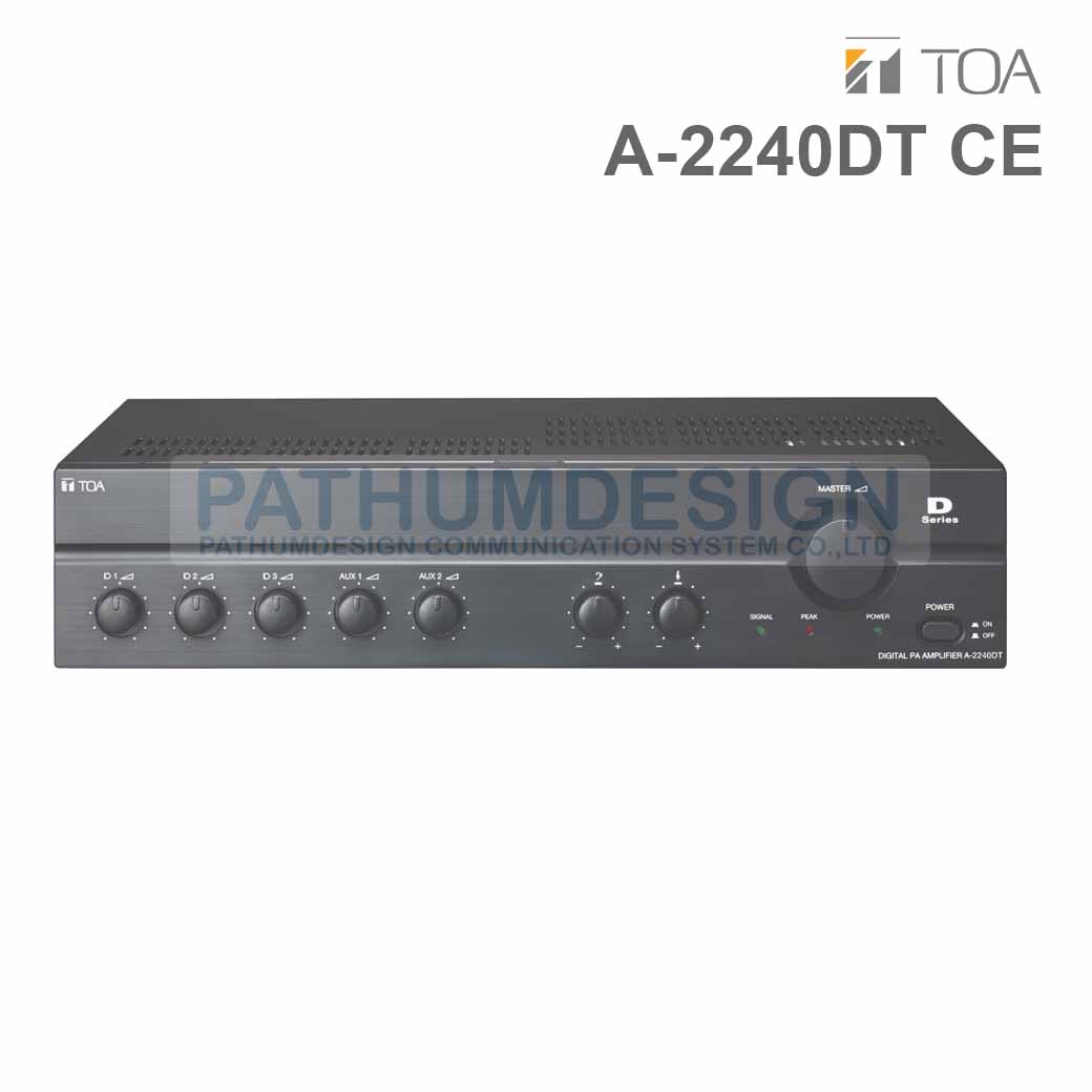 TOA A-2240DT-AS Digital PA Amplifier 240W (with 6 tones) TOA A-2240DT-AS Digital PA Amplifier 240W (with 6 tones)