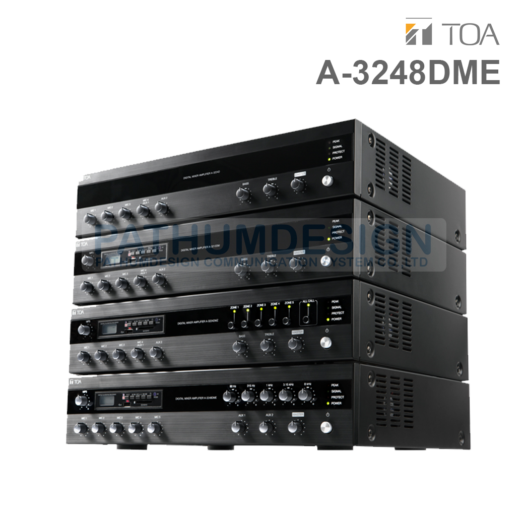 TOA A-3248DME-AS Digital PA Amplifier + MP3 + EZ 5 Band (480W) TOA A-3248DME-AS Digital PA Amplifier + MP3 + EZ 5 Band (480W)