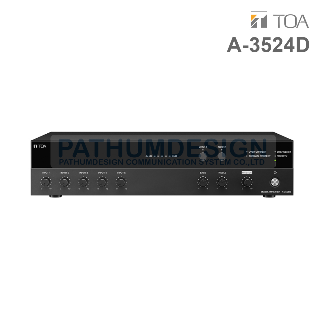 TOA A-3524D Mixer Amplifier 240W TOA A-3524D Mixer Amplifier 240W
