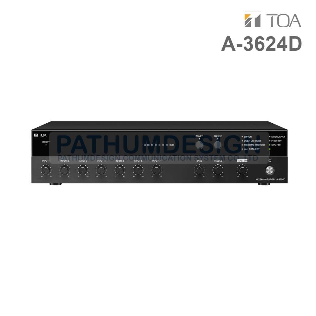 TOA A-3624D Package Amplifier 240W TOA A-3624D Package Amplifier 240W