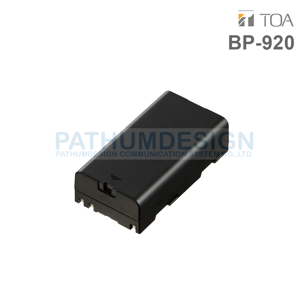 TOA BP-920 Rechargeble Lithium-lon Battery TOA BP-920 Rechargeble Lithium-lon Battery