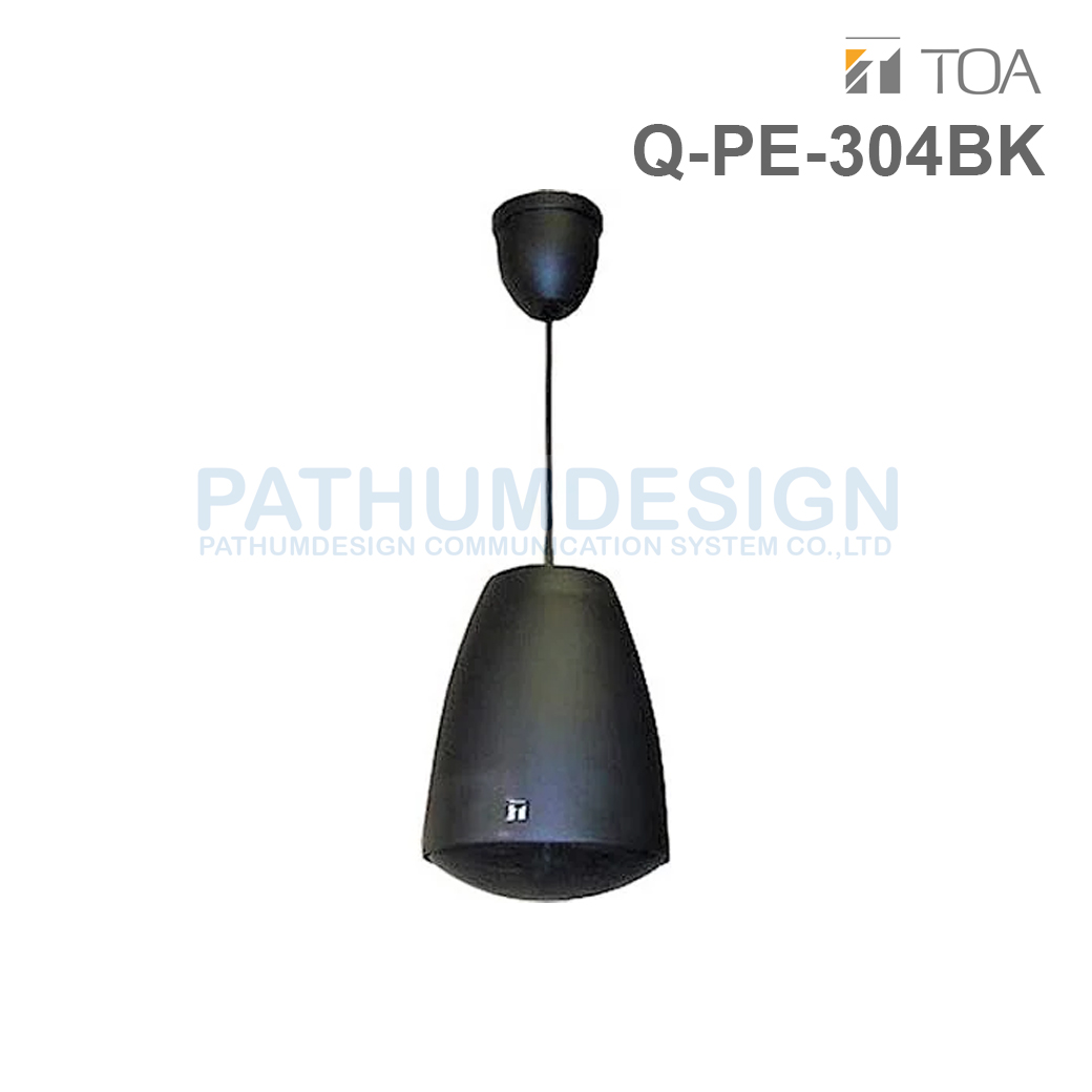 TOA Q-PE-304BK Pendent Speaker 30W TOA Q-PE-304BK Pendent Speaker 30W
