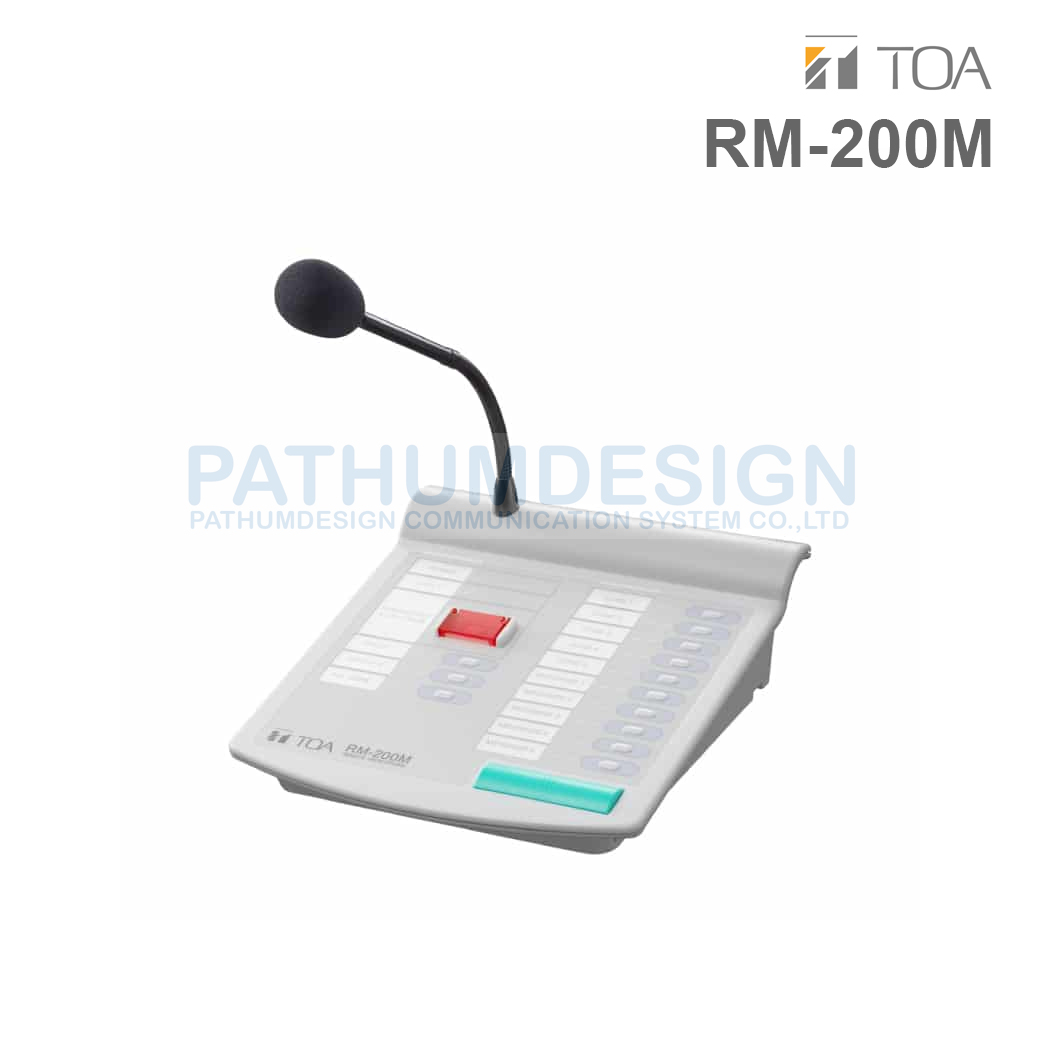 TOA RM-200M S Remote Microphone (VM-2000 & VM-3000) TOA RM-200M S Remote Microphone (VM-2000 & VM-3000)