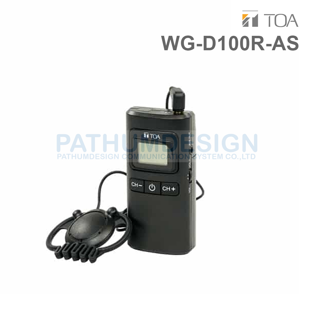 TOA WG-D100R AS Digital Wireless Guide Receiver TOA WG-D100R AS Digital Wireless Guide Receiver
