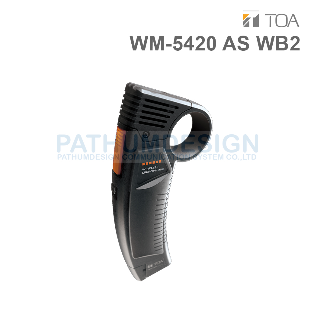 TOA WM-5420-AS WB2 Wireless icrophone Press-Talk Type (748 - 758 MHz, UHF) TOA WM-5420-AS WB2 Wireless icrophone Press-Talk Type (748 - 758 MHz, UHF)