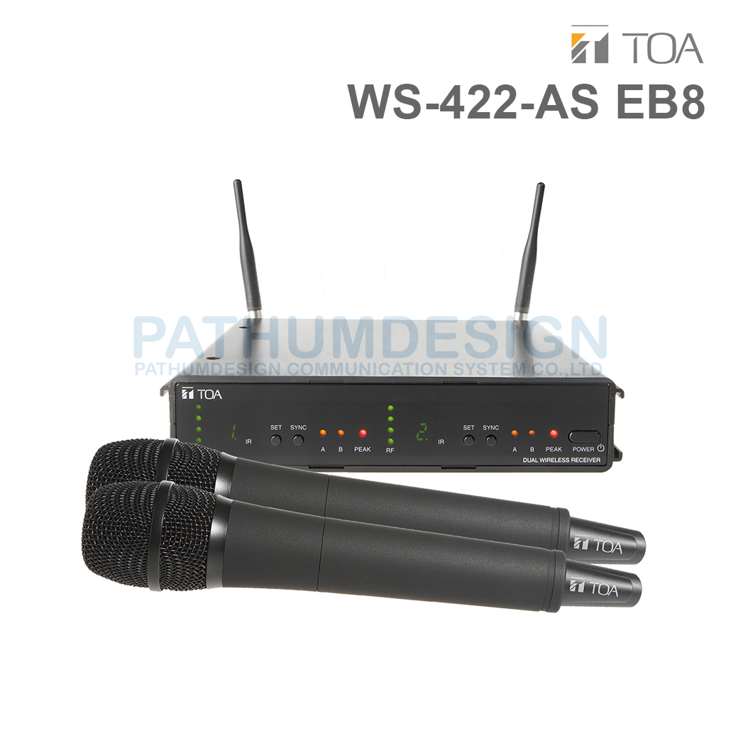 TOA WS-422-AS Dual Wireless Set (Handheld) TOA WS-422-AS Dual Wireless Set (Handheld)