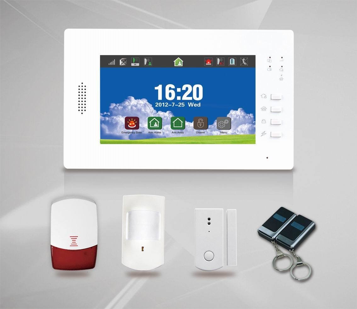 PS-X6 PSTN+GSM Wireless Alarm System Full Touch LCD PS-X6 PSTN+GSM Wireless Alarm System Full Touch LCD