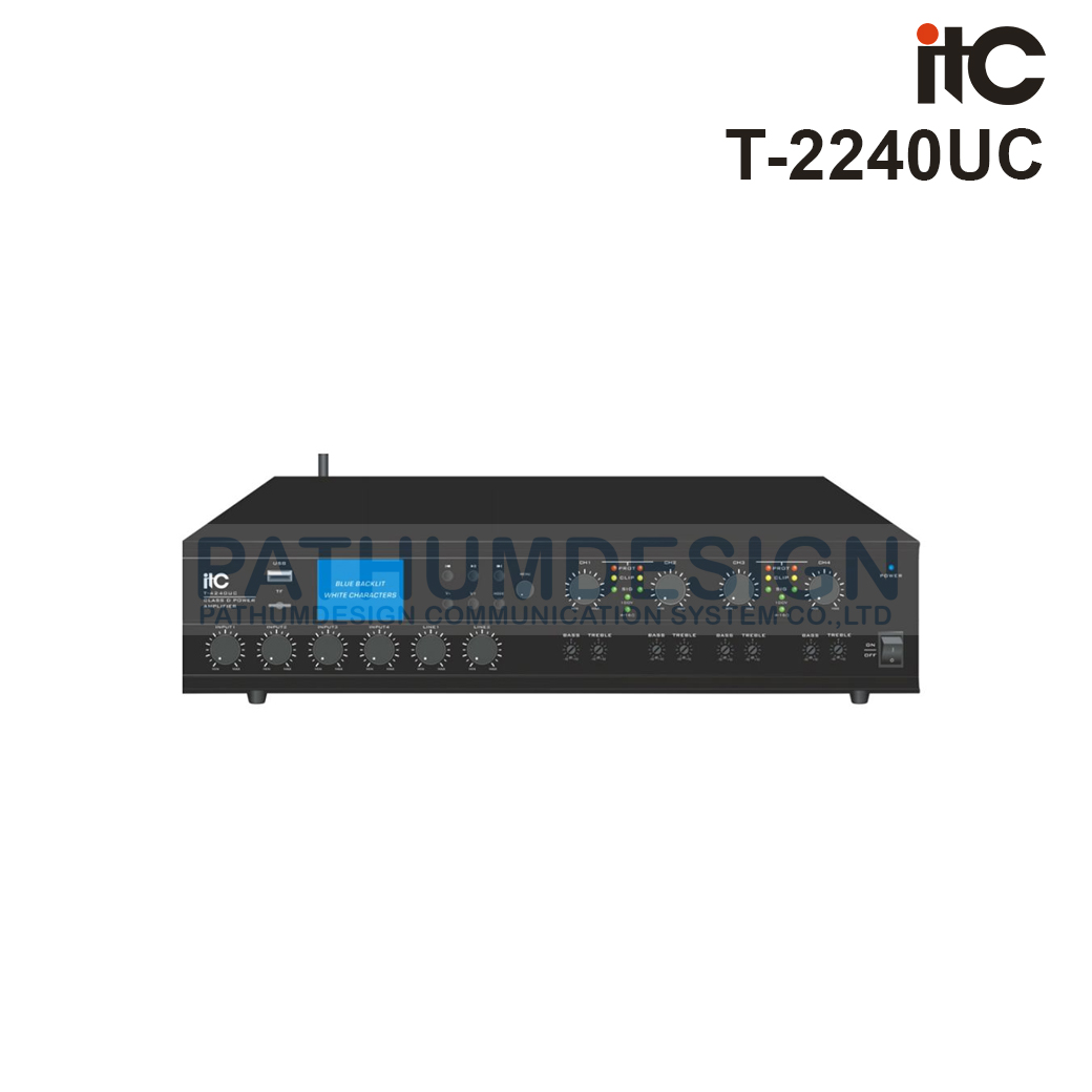 ITC T-2240UC Marix Digital Mixer Amplifier 4x120W ITC T-2240UC Marix Digital Mixer Amplifier 4x120W