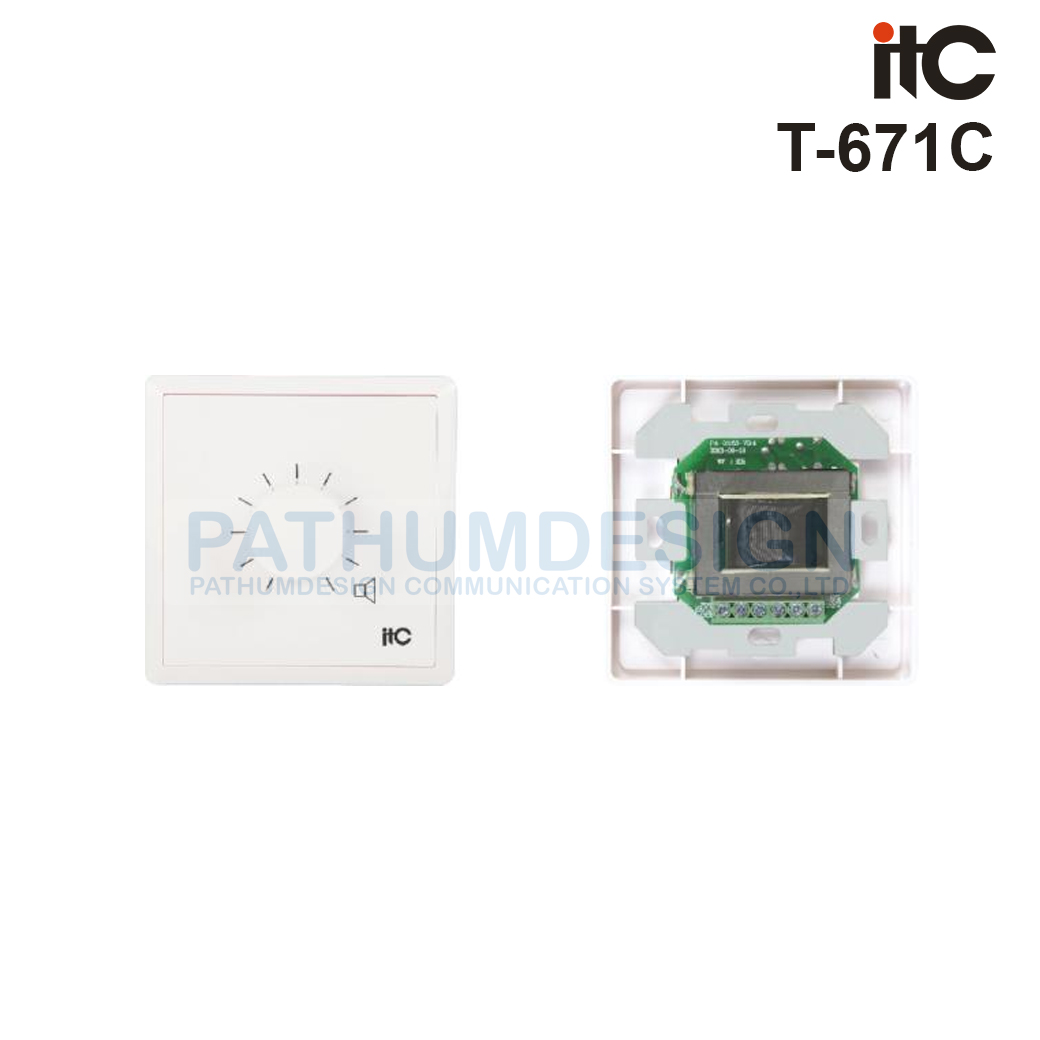 ITC T-671C Volume Control 6W (3 Wire) ITC T-671C Volume Control 6W (3 Wire)
