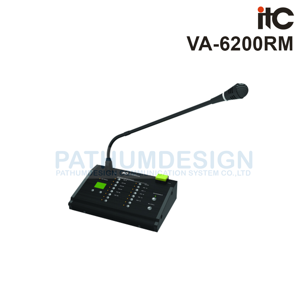 ITC VA-6200RM EVAC System Remote Paging Microphone ITC VA-6200RM EVAC System Remote Paging Microphone