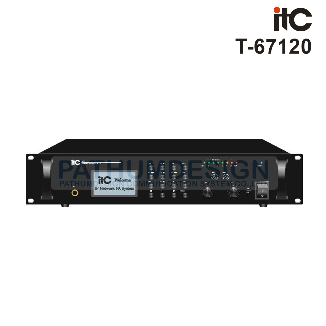 ITC T-67120 Rack Mount Network Adapter with 120W Amplifiier ITC T-67120 Rack Mount Network Adapter with 120W Amplifiier