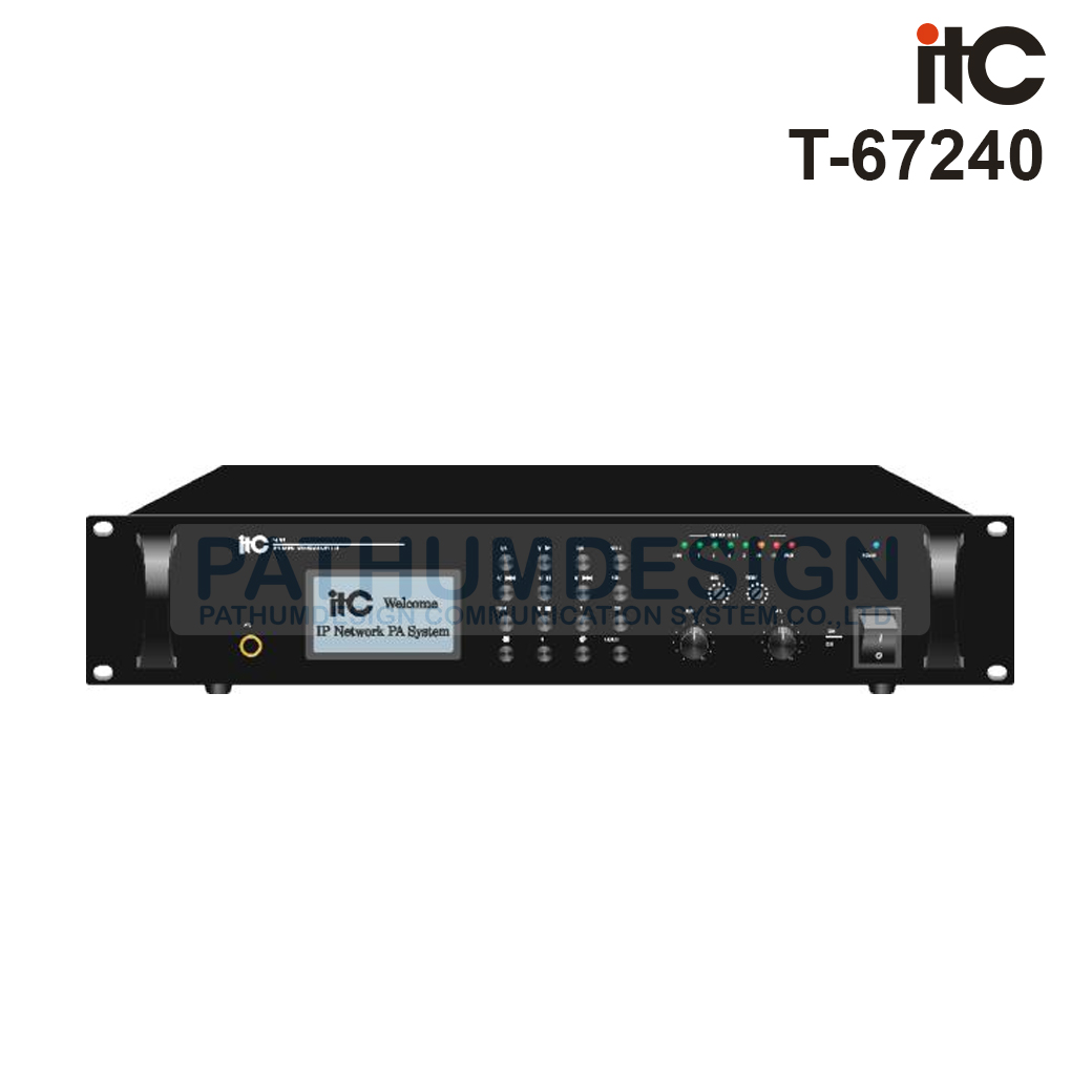ITC T-67240 Rack Mount Network Adapter with 240W, Amplifier ITC T-67240 Rack Mount Network Adapter with 240W, Amplifier