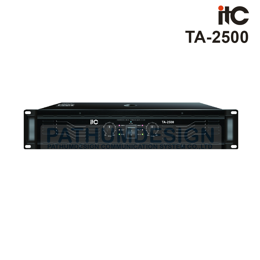 ITC TA-2500 2x500W, Stereo Power Amplifier, Class H ITC TA-2500 2x500W, Stereo Power Amplifier, Class H