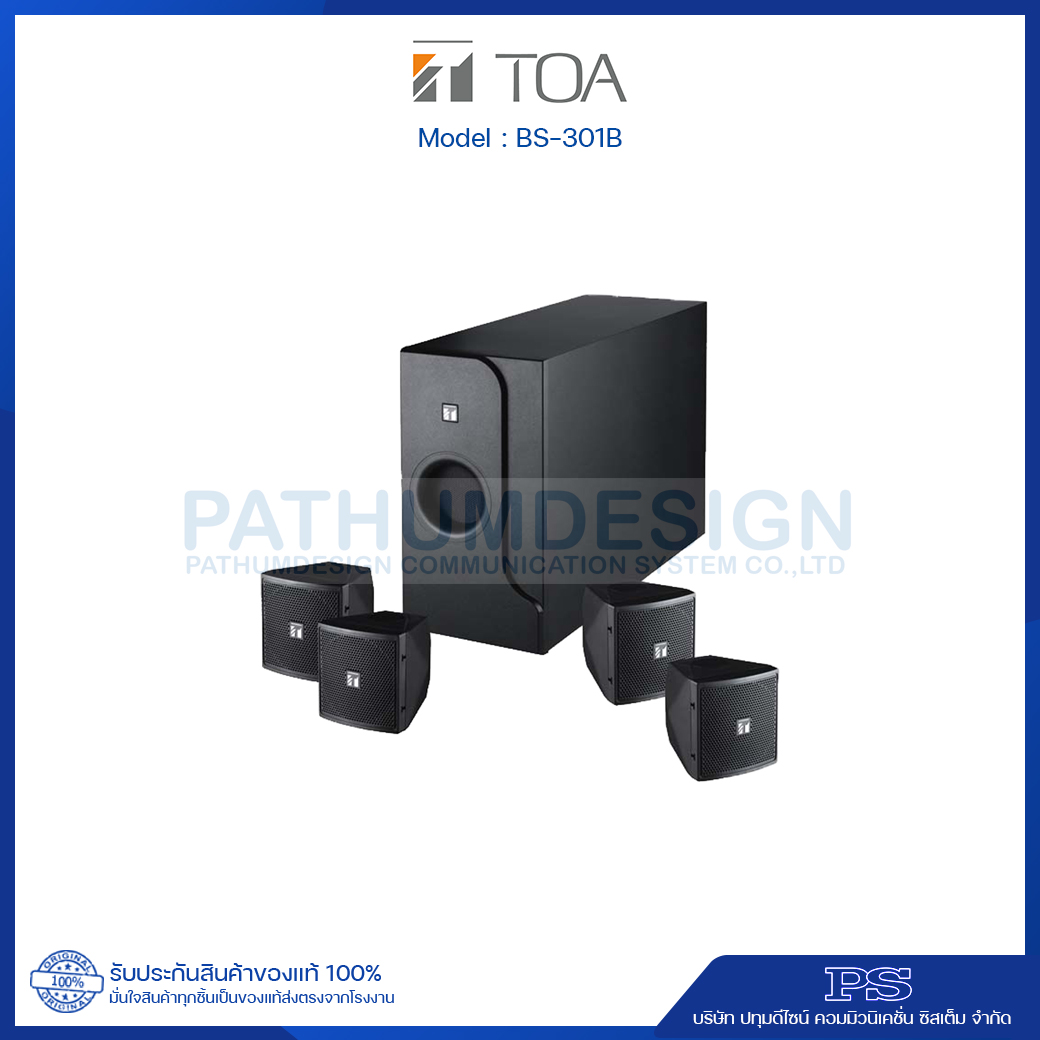 TOA BS-301B/BS-301W Speaker System TOA BS-301B/BS-301W Speaker System