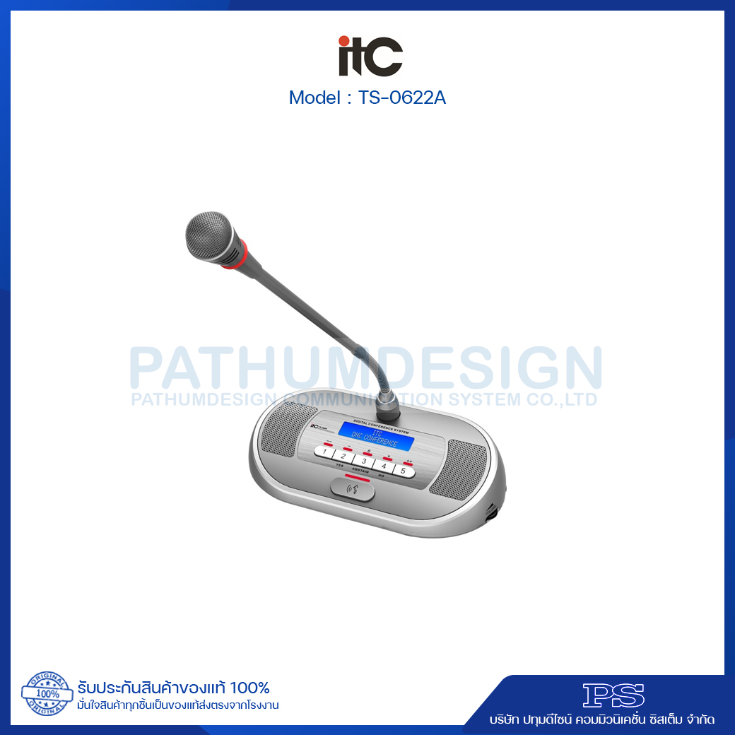 ITC TS-0622A Delegate Discussion Voting Unit ITC TS-0622A Delegate Discussion Voting Unit
