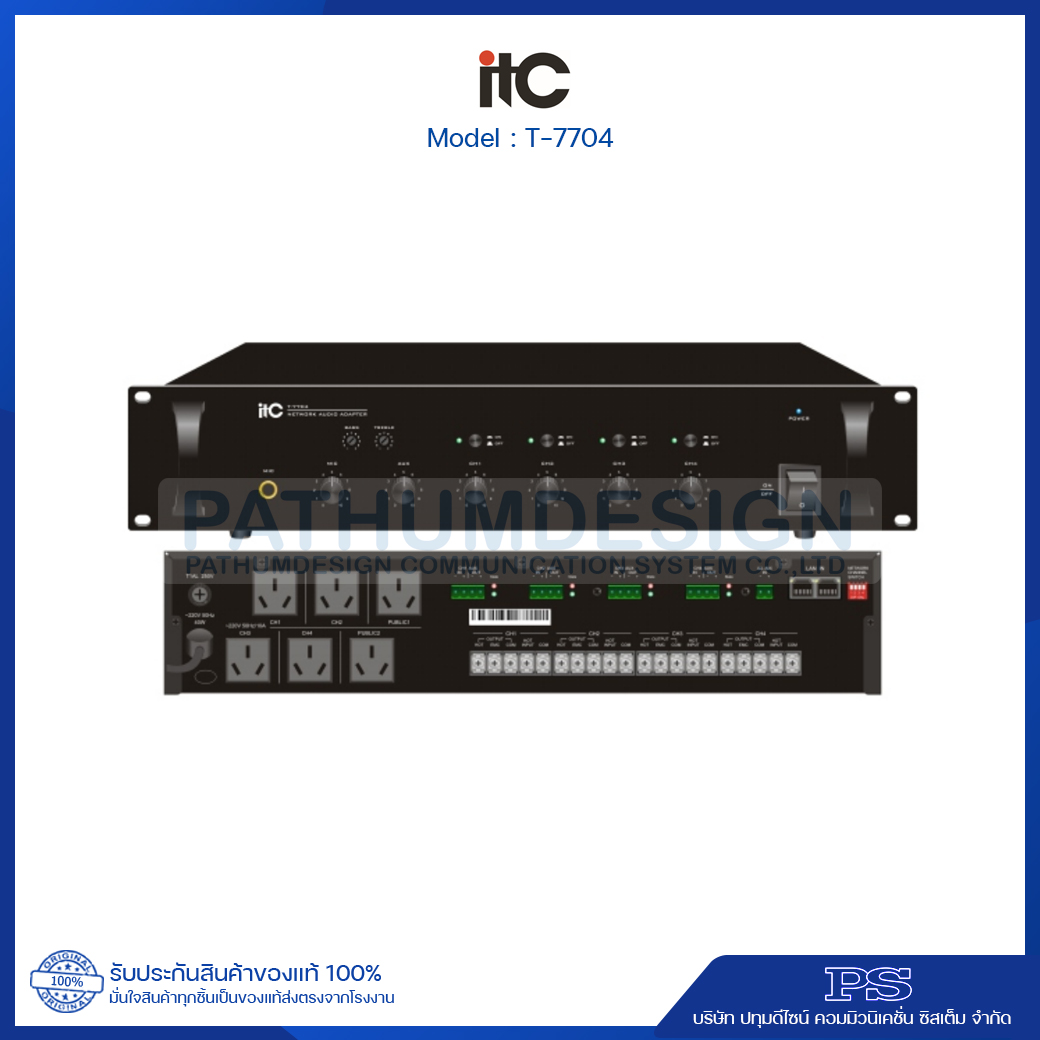 T-7704 4 CH. IP Network Adaptor T-7704 4 CH. IP Network Adaptor
