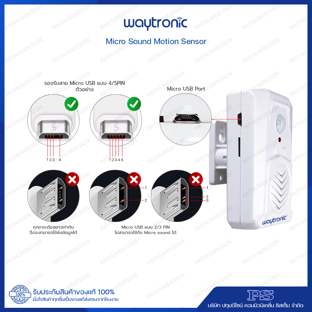 Micro Sound Wireless Voice Record Player Motion Sensor Infrared เครื่องตรวจจับความเคลื่อนไหว