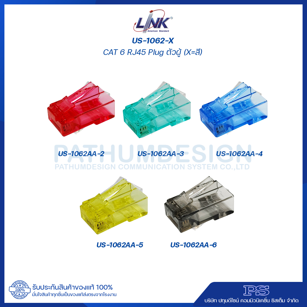 Connectors CAT 5E/CAT 6 LINK